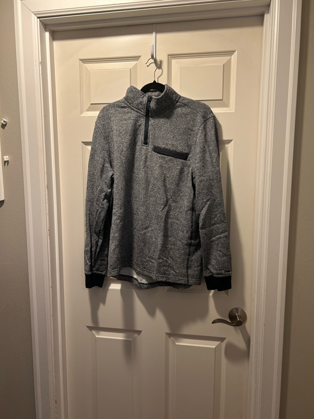 Prana Men's Blue Zip-Front Pullover